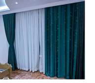 Curtain and sheer