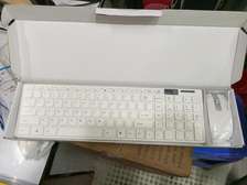 Slim wireless keyboard with mouse
