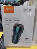 Car charger VIDVIE CC525C 2xType-C PD 20W Ports