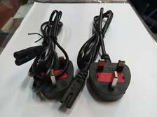2 Pin Power Cable UK Plug 1.5m – Black