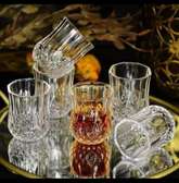 Short Diamond Glasses  6 pcs