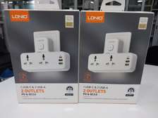 LDNIO SC2311 Power Strip 2 Sockets Combo With 3 Ports USB PD