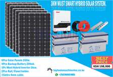 3KW MUST SMART HYBRID SOLAR SYSTEM