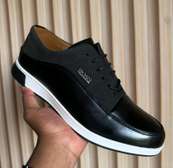 Black & coffee brawn Boss leather casual shoes