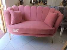 Modern pink love seat/Two seater sofa set