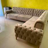 5 seater l-shaped design sofa