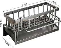 Self draining Wash tools sink top Rectangle shelf