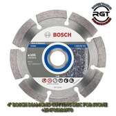 4" BOSCH DIAMOND CUTTING DISC FOR STONE FOR SALE