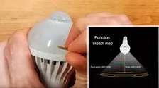 PIR Motion Sensor LED Light Bulb Smart Bulb