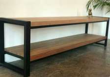 Solid wood& metallic tv stands