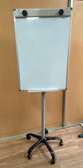 Flip chart stand with castor rolls