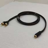 RCA Audio Y Splitter Cable 1Female to 2Male1foot