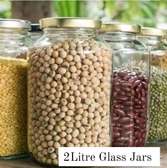 Assorted  glass jars