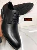 Black genuine Leather Shoes