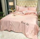 6 piece Luxury Silk Comforter Bedding Set