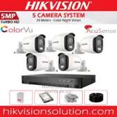 5 hikvision Cctv coloured cameras