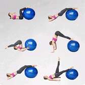 75cm Exercise yoga ball with pump