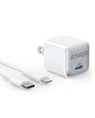 ANKER CHARGER 20W WITH LIGHTNING CABLES