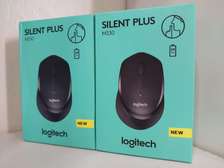 Logitech M330 Silent Plus, Black - Wireless Optical Mouse