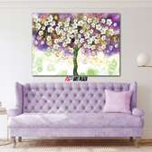 Purple Flower Wall Art decor