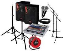 smallest package for the pa system for hire