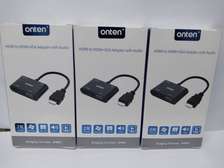 Onten Hdmi to HDMI and VGA with Audio