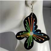 Pride leather earrings