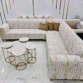 Trendy L_shaped sofa design