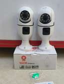 2mp+2mp V380 Bulb Wifi Indoor Camera Dual Lens