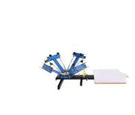 4 Color 1 Station Startup Screen Printing Machine