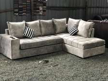 6 seater L shape with cup holders