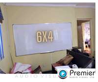 6x4ft wall mounted whiteboard