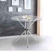 *Ameirah glass table .clear glass or black