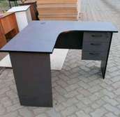 Lockable office l shape desk