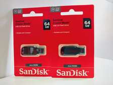Sandisk Cruzer Blade Flash Disk - 64GB - Black & Red