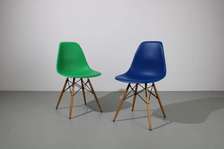 modern light-duty colored plastic Eames chair