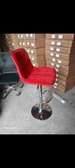 Red high back chair/stool
