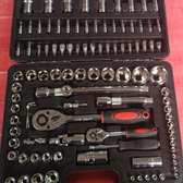 Hand tools with 108pcs socket kit colour box