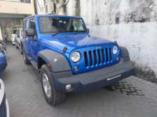 Jeep Wrangler blue Sahara 2016