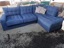 Sofa L seet with spring cushion pillow fiber