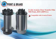 Evolis Avansia Clear Transfer Film Rtcl009naa- 500 Prints