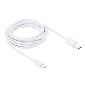 2m Micro USB 2.0 Hi-Speed Cable (A to Micro-B 5 Pin - WHITE)