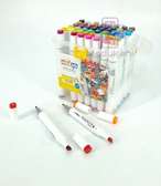 48 Colors Double Tipped Art Markers in Carrying Case