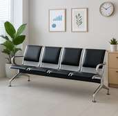 4-Link Padded Office Waiting Bench