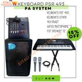Pa system with PSR493 keyboard