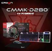 Crown Gaming Kit CMMK-D280 4in1 keyboard and mouse headset