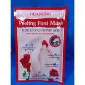 Guanjing Peeling Foot Mask Rose And Hyaluronic Acid