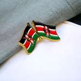 Double Kenya Flag Lapel Pinbadge