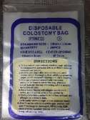 Disposable colostomy bag