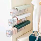 Wall mounted closet storage organizer